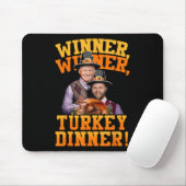 Funny Trump Vance Gewinner Gewinner Türkei Abendes Mousepad (Mit Mouse)