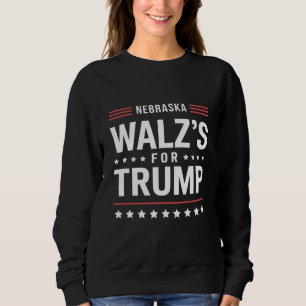 Funny Trump Vance Walz für Trump Nebraska Sweatshirt