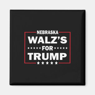 Funny Trump Vance W's for Trump Nebraska Men and W Magnet