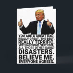 Funny Trump Vater Birthday Karte<br><div class="desc">Die lustige Trump Vatertagskarte,  das perfekte Geschenk für Vatertag und Geburtstag.
Personalisieren Sie Ihre eigene Nachricht!</div>