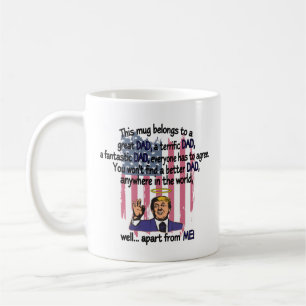 Funny Trump Vater Geburtstag Geschenk für Tasse