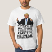 Funny Trump Vater Geburtstag T-Shirt (Vorderseite)