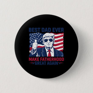 Funny Trump Väter Tag Bester Vater je für Großvate Button
