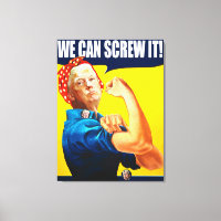 Funny Trump Vintage Poster "We Can Do it"