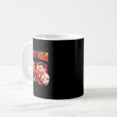 Funny Trump Vs Xi Jinping Boxing Match Kaffeetasse (Vorderseite Links)