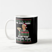 Funny Trump Weihnachten bin ich nur hier für den T Kaffeetasse (Links)