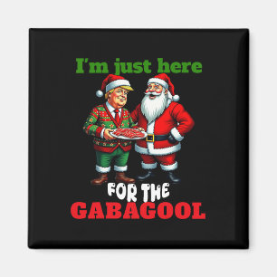 Funny Trump Weihnachten Ich bin nur hier für die Magnet