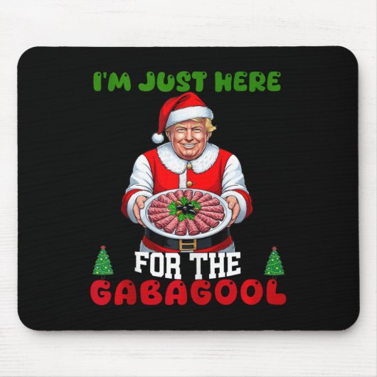 Funny Trump Weihnachten ist genau hier für Gabagoo Mousepad (Vorne)