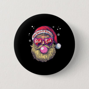 Funny Trump Weihnachten Pink Blase Gummi X machen Button