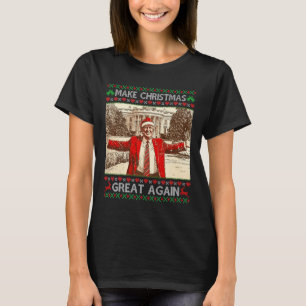 Funny Trump Weihnachten wieder großartig Weihnacht T-Shirt