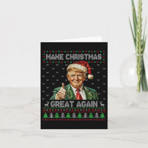 Funny Trump Weihnachts-Shirt machen Weihnachten gr Karte