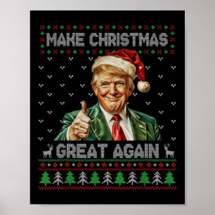Funny Trump Weihnachts-Shirt machen Weihnachten gr Poster