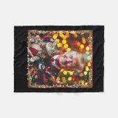 Funny Trump Weihnachts-Sweater für Katzenliebhaber Fleecedecke (Vorderseite (Horizontal))
