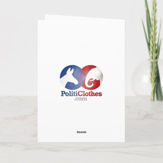 Funny Trump Weihnachtsdepot Karte (Rückseite)