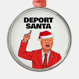 Funny Trump Weihnachtsdepot Ornament Aus Metall