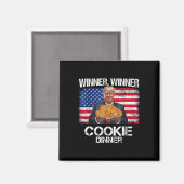 Funny Trump Weihnachtsdesign Gewinner Cookie Magnet (Vorderseite/Rückseite)