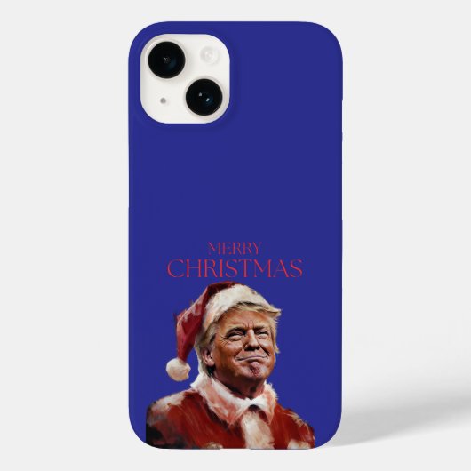 Funny Trump Weihnachtskarte Case-Mate iPhone Hülle (Rückseite)