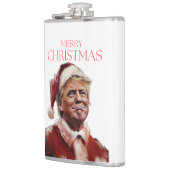 Funny Trump Weihnachtskarte Flachmann (Links)