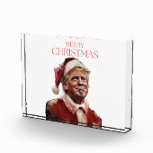 Funny Trump Weihnachtskarte Fotoblock (Rechts)