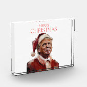 Funny Trump Weihnachtskarte Fotoblock (Links)