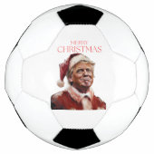 Funny Trump Weihnachtskarte Fußball (Vorderseite)