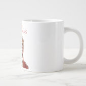 Funny Trump Weihnachtskarte Jumbo-Tasse (Rechts)