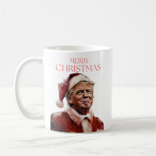 Funny Trump Weihnachtskarte Kaffeetasse