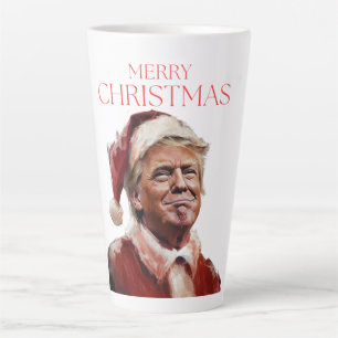 Funny Trump Weihnachtskarte Milchtasse