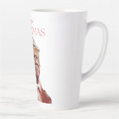 Funny Trump Weihnachtskarte Milchtasse (Rechts)