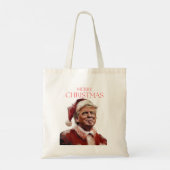 Funny Trump Weihnachtskarte Tragetasche (Rückseite)