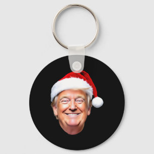 Funny Trump Weihnachtsmannmütze Donald Trump Weihn Schlüsselanhänger