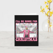 Funny Trump werde ich für Weihnachten Weihnachten Karte (Gelbe Blume)