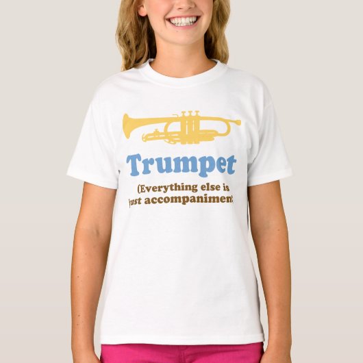 Funny Trumpet Joke T-Shirt (Vorderseite)