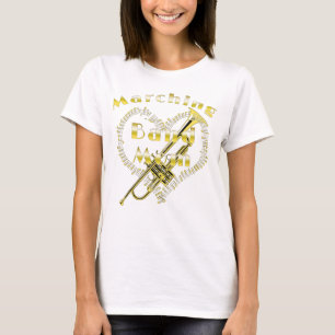 Funny Trumpet Marching Band Mama T-Shirt