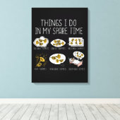 Funny Trumpet Player Geschenk Jazz Musik Männer Tr Leinwanddruck (Insitu (Holzboden))