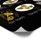 Funny Trumpet Player Geschenk Jazz Musik Männer Tr Poster (Ecke)