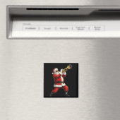 Funny Trumpet Santa Christmas Graphic Player Trump Magnet (In Situ (Geschirrspüler))