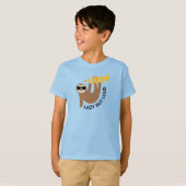 Funny Trumpet Sloth Shirt für Kinder (Vorne ganz)
