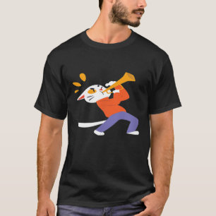 Funny Trumpeter Cat Animal Gift Trumpet T - Shirt_ T-Shirt