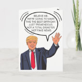 Funny Trumpisms Birthday Card Karte (Vorderseite)
