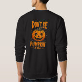 Funny "Trumpkin Gewürz & Everything Nice Halloween Sweatshirt (Rückseite)