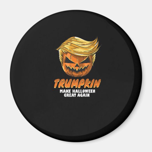 Funny Trumpkin Halloween wieder einmal Easy Co Magnet (Vorne)