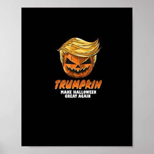 Funny Trumpkin Halloween wieder einmal Easy Co Poster (Vorne)