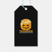 Funny Trumpkin macht Halloween wieder groß Geschenkanhänger (Vorderseite)