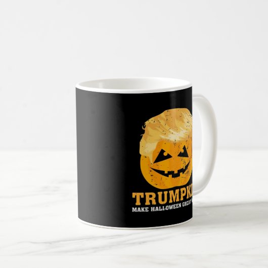 Funny Trumpkin macht Halloween wieder groß Kaffeetasse (VorderseiteRechts)