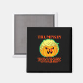 Funny Trumpkin Magnet (Vorderseite/Rückseite)