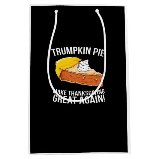Funny Trumpkin Pie Erntedank wieder groß machen Mittlere Geschenktüte