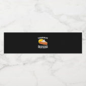 Funny Trumpkin Pie Erntedank wieder groß machen Wasserflaschenetikett (Einzelnes Label)