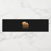 Funny Trumpkin Pie Wasserflaschenetikett (Einzelnes Label)