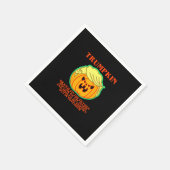Funny Trumpkin Serviette (Ecke)